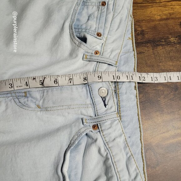 Levi's Jeans 31x32 Measures 30x31 Slim Fit 511 Light Wash Hipster Streetwear - Picture 9 of 12